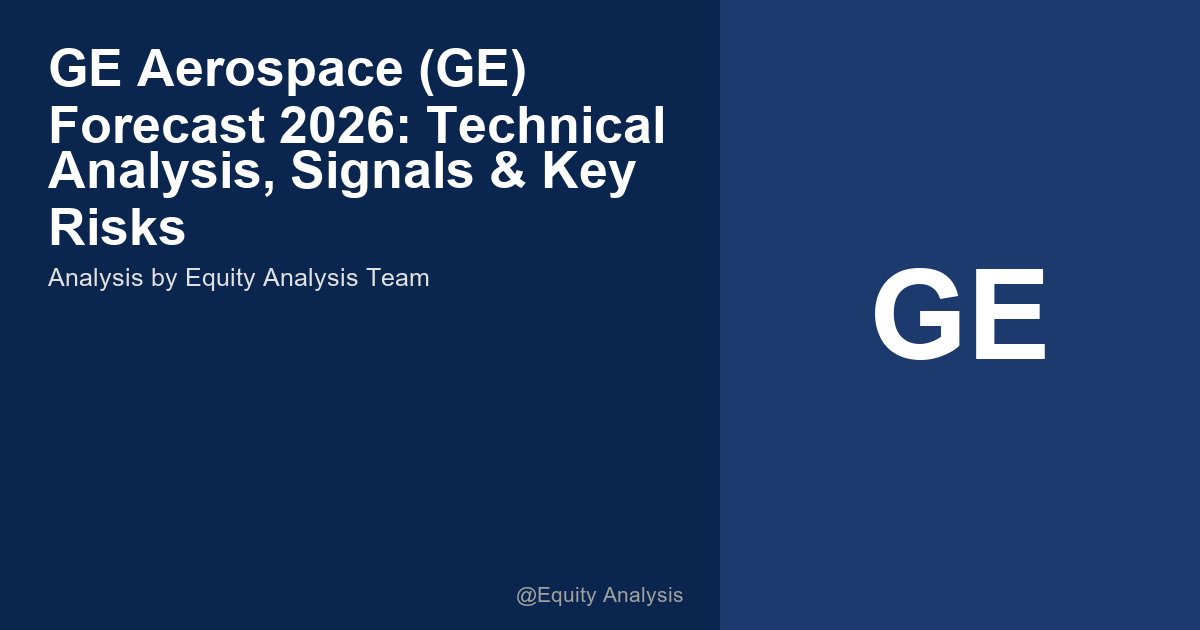 GE Aerospace (GE) Forecast 2026: Technical Analysis, Signals & Key Risks